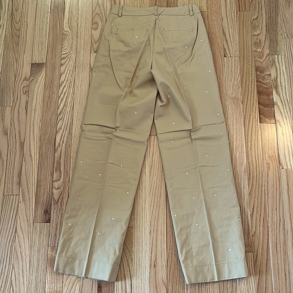 Full length Sydney wide leg chino pant with rhinestones - Picture 9 of 14